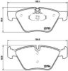BREMBO P 06 057 Brake Pad Set, disc brake